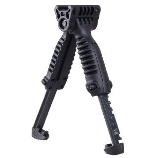 Tactical Adjustable Vertical Fore Hand Grip Bipod Leg Picatinny Rail For Rifle : Gun Monopods Bipods And Accessories : Sports & Outdoors