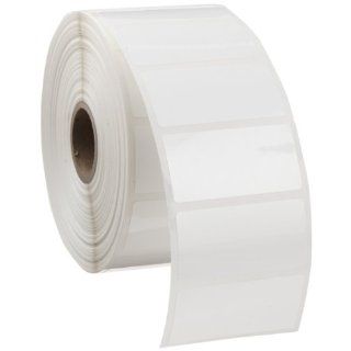 Brady THT 17 483 1.5 SC 2" Width x 1" Height, B 483 Ultra Aggressive Polyester, Gloss Finish White Thermal Transfer Printable Label   1" Core (1500 per Roll): Industrial & Scientific