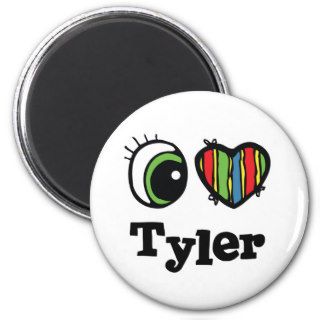 I Heart (Love) Tyler Fridge Magnet
