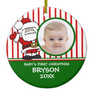 Baby's First Christmas Santa Claus Ornament