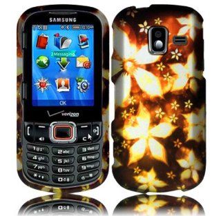 For Samsung Intensity 3 III U485 Hard Design Cover Case Gold Flower: Cell Phones & Accessories