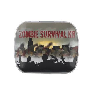 Zombie Survival kit Jelly Belly Candy Tin
