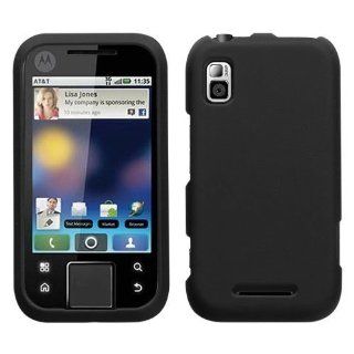 Motorola MB508 Flipside Rubberized Shield Hard Case   Black: Cell Phones & Accessories