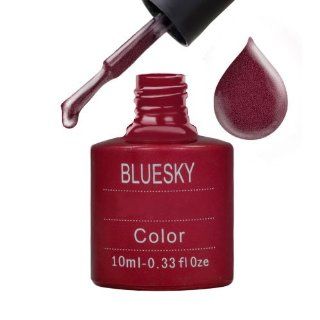 Bluesky Color RED BARONESS Soak Off Nail Gel Polish 509 Salon Mani UV Coat .33 : Beauty