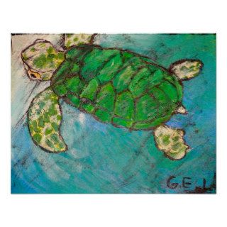 Sea Turtle Posters