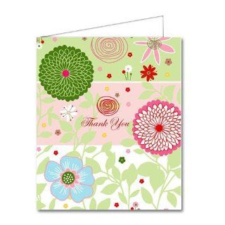 Carolyn Gavin Designer Thank You Card, Spring Flowers : Greeting Cards : Office Products
