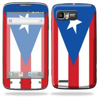 Protective Skin Decal Cover for Motorola Atrix 2 II (version 2) Cell Phone Sticker PuertoRican Flag: Cell Phones & Accessories