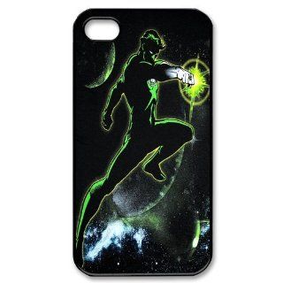 Custom Green Lantern Cover Case for iPhone 4 4s LS4 2009: Cell Phones & Accessories