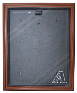 MLB Arizona Diamondbacks Cabinet Style Jersey Display, Brown : Sports Related Display Cases : Sports & Outdoors