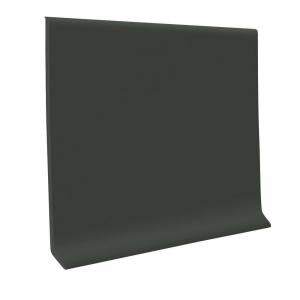 ROPPE Black Brown 4 in. x 1/8 in. x 48 in. Vinyl Cove Base (30 Pieces / Carton) 40C82P193