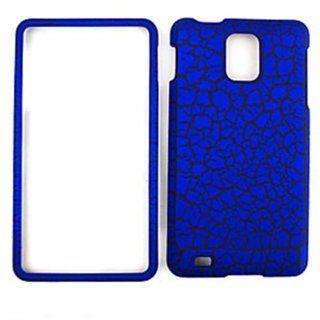 SAMSUNG INFUSE 4G I997 BLUE CRACK COVER CASE ACCESSORY SNAP ON PROTECTOR: Cell Phones & Accessories