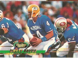 BRETT FAVRE 1993 TOPPS STADIUM CLUB MEMBERS CHOICE #498 GREEN BAY PACKERS : Sports Related Trading Cards : Sports & Outdoors