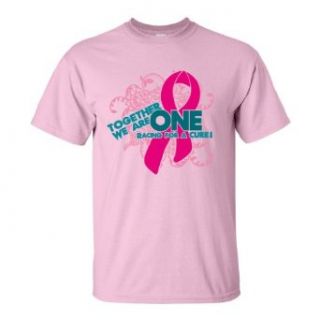 Breast Cancer Awareness 'Together We Are One' T Shirt: Clothing