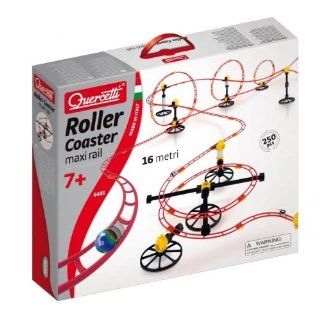 Quercetti Skyrail Marble Run Roller Coaster 250 pc. Set Toys & Games
