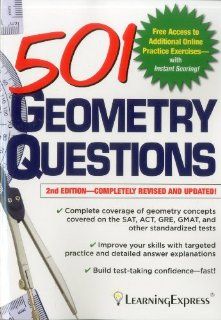 501 Geometry Questions (501 Series) (9781576858943): Learning Express Llc: Books