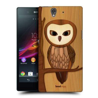 Head Case Designs Owl Wood Craft Hard Back Case Cover For Sony Xperia Z C6603: Cell Phones & Accessories