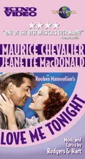 Love Me Tonight [VHS]: Maurice Chevalier, Jeanette MacDonald, Charles Ruggles, Charles Butterworth, Myrna Loy, C. Aubrey Smith, Elizabeth Patterson, Ethel Griffies, Blanche Friderici, Joseph Cawthorn, Robert Greig, Bert Roach, Florence Wix, Cecil Cunningha