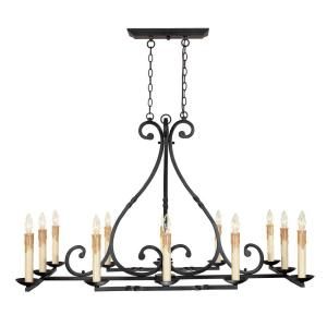 World Imports Rennes Collection 12 Light Rust Chandelier WI6181942
