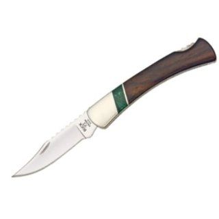 Buck Knives 503CCSLE Wild Bill Cody Custom Prince Lockback Knife with Brown Cocobolo & Grenn Malachite Handles: Home Improvement