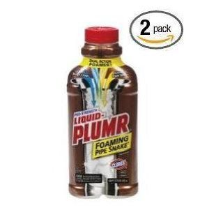 Liquid Plumr Clog Remover, Professional Strength 17 fl oz (1 pt 1 oz) 503 ml (2 Pack)   Chemical Drain Openers