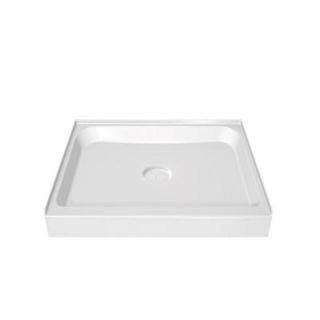 MAAX 32 in. x 32 in. Single Threshold Shower Base in White 105050 000 001 000