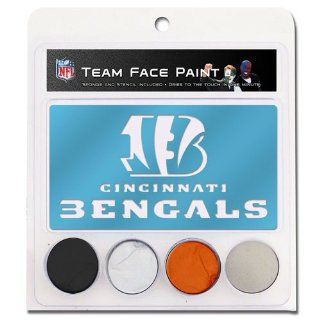 NFL Cincinnati Bengals Face Paint with Stencils : Sports Fan Wallets : Sports & Outdoors