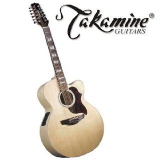 NEW Takamine EG523SC12 Cutaway Jumbo 12 String Acoustic Guitar With Built in TK40 Preamp, Auto Tuner & Electronics System   AUTHORIZED ELECTRONICS DISTRIBUTOR: Musical Instruments