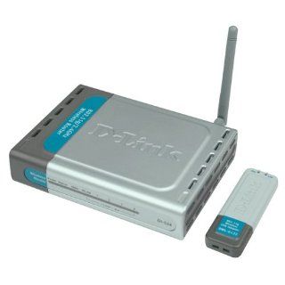 D Link DWL 922 Wireless USB Network Router/Adapter Kit, 802.11g, 54Mbps, Includes DI 524 & DWL G122: Electronics