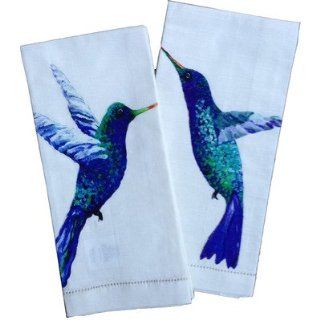 Hummingbird Tea Towels (Set of 2)   Dish Cloths