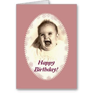 Happy Birthday Baby!  Customizable Card