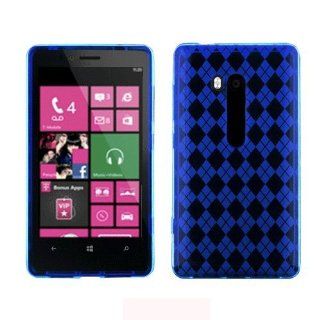 [ManiaGear] Blue Flexie Soft Case For Nokia Lumia 810 (T Mobile): Cell Phones & Accessories