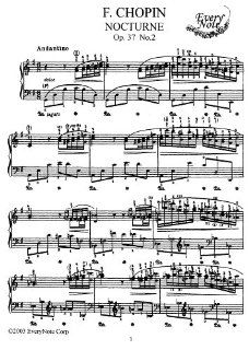 Nocturne in G Major, Op. 37, No. 2: Instantly download and print sheet music: Fryderyk Chopin: Books