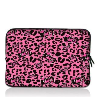 Pink Leopard bow 13" 13.3" inch Notebook Laptop Case Sleeve Carrying bag for Apple Macbook pro 13 Air 13/ Samsung 900X3 530 535U3/Dell XPS 13 Vostro 3360 inspiron 13/ ASUS UX32 UX31 U36 X35 /SONY SD4 13/ ACER 13/ThinkPad X1 L330 E330: Computers &