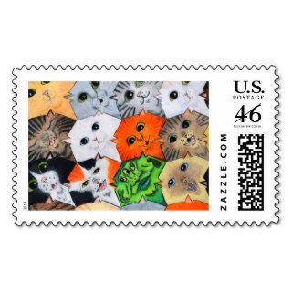 The Alien Among Us Postage Stamp