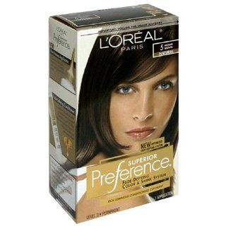 L'Oreal Excellence Triple Protection Color Creme, Medium Reddish Brown 5RB (Pack of 3) Health & Personal Care