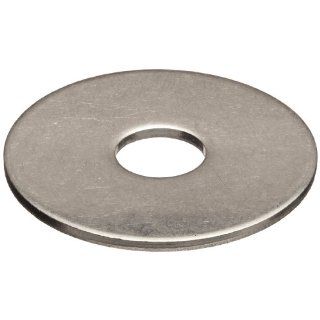 316 Stainless Steel Flat Washer, #10 Hole Size, 0.531" ID, 2" OD, 0.062" Nominal Thickness, Made in US (Pack of 10): Industrial & Scientific