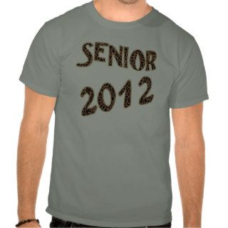 Senior 2012 Leopard and Zebra Print Shirts
