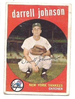 DARRELL JOHNSON 1959 Topps #533 Card New York Yankees Baseball: Sports Collectibles