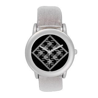 Glittered Pied de Poule Wrist Watches