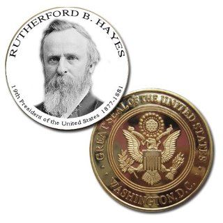 Rutherford B. Hayes 19th President of the United States Coloried Coin: Everything Else