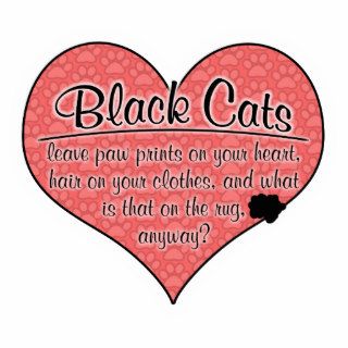 Black Cat Paw Prints Humor Acrylic Cut Out
