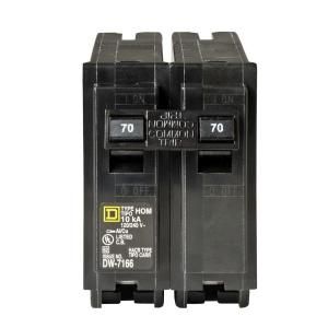 Square D by Schneider Electric Homeline 70 Amp Two Pole Circuit Breaker HOM270CP