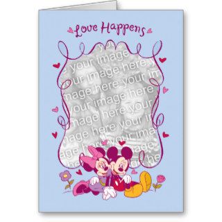 Valentine's Day Card border Disney