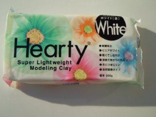 Japanese Hearty White 200g Super Light Weight Modeling Clay: Toys & Games