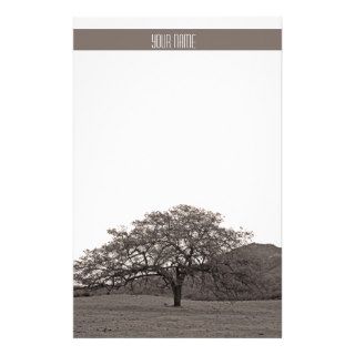Oak Tree Custom Stationery