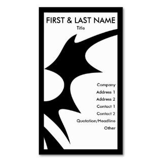 snowboard tribalz  2 sided  M Business Card Templates