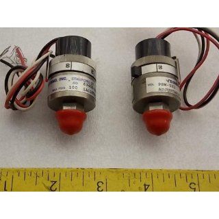 Lot of 2 Omega Engineering PSW 523 Adjustable Miniature Pressure Switches 100PSIG 1A 115VAC T20030 Mechanical Component Equipment Cases