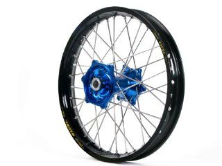 Dubya Talon Blue Hub with Excel Takasago Black Rim Painted Finish Rear Wheel (1.85x16"): Automotive