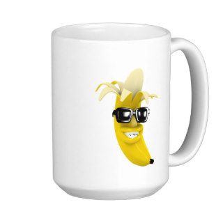 3d Peeled Banana wearing Shades (Any Color U Like Mug