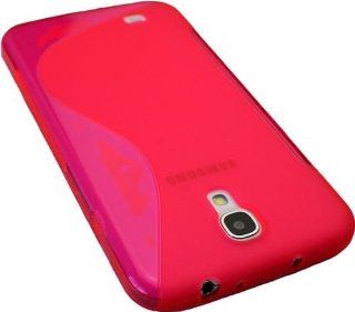 New! Pink Gel Skin / Cover / Case for the Samsung Galaxy Mega 6.3 i9200 / i9205 Also known as Samsung SGH i527 for AT&T: Cell Phones & Accessories